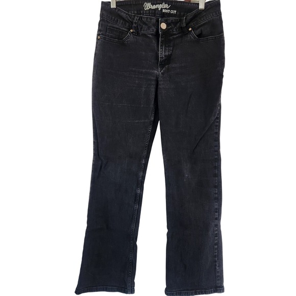 Wrangler Denim - Wrangler Bootcut‎ womens black denim size 11/12 x 32